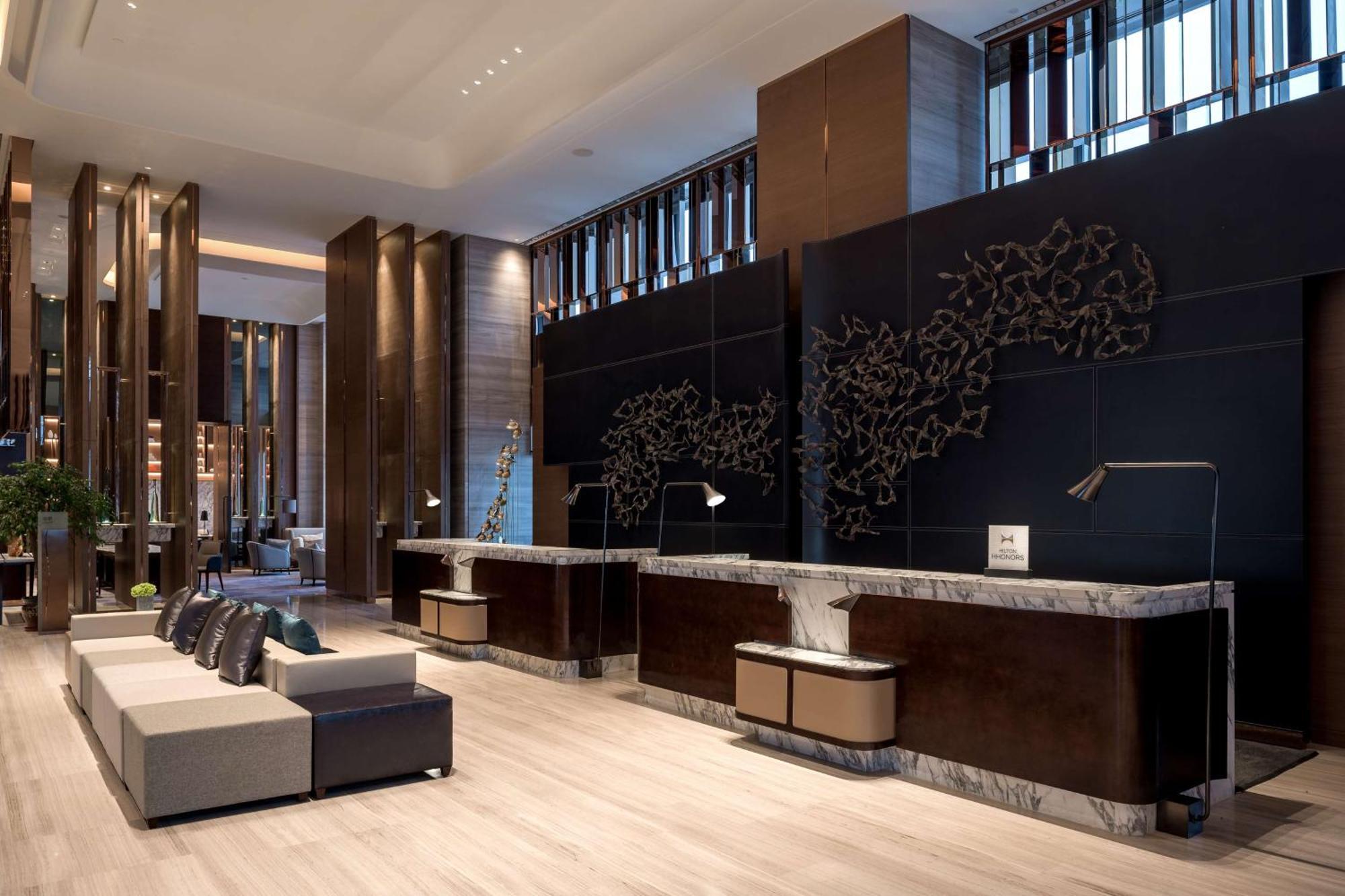 Hilton Jinan South Hotel & Residences Exterior foto